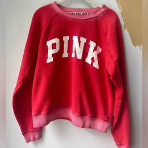 PINK red sweatshirt